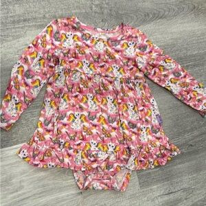 Posh Peanut Lisa Frank Angel Kitty Dress